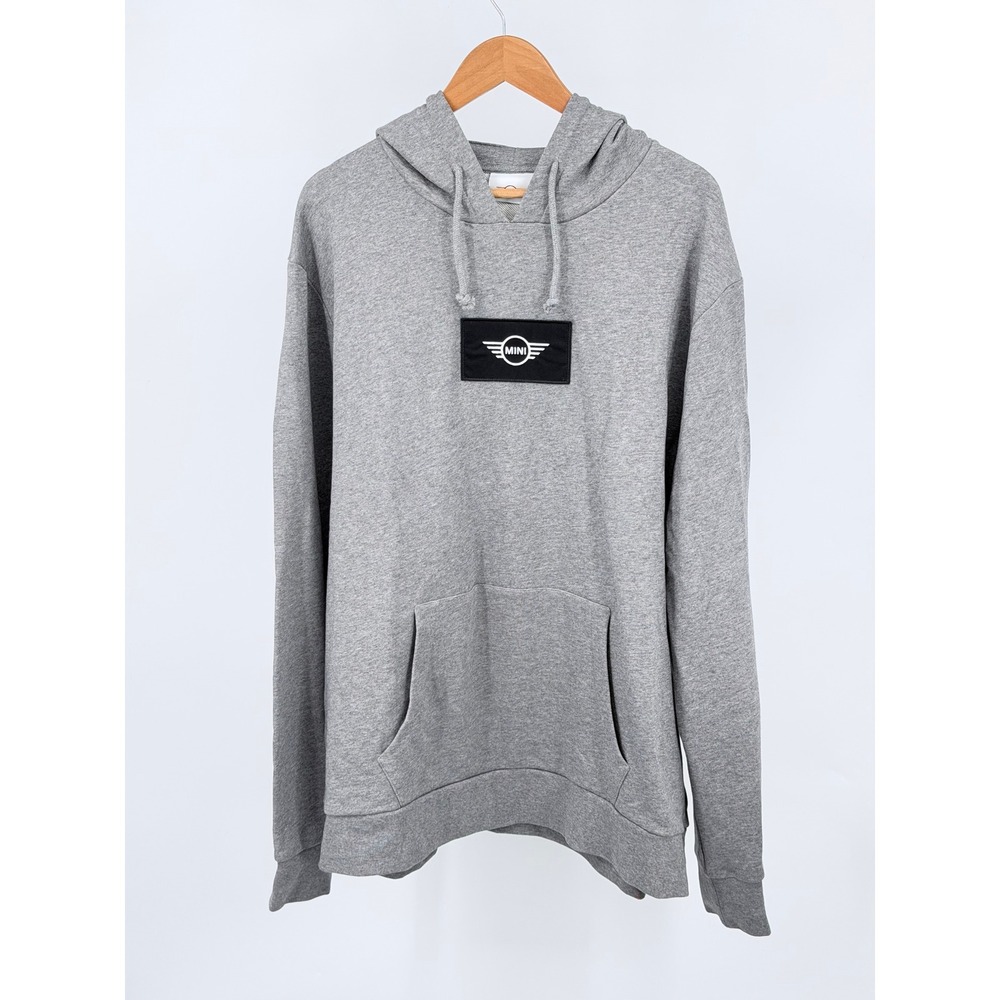 MINI Cooper Hoodie Mens XXL Gray 100% Cotton French Terry Portugal Logo